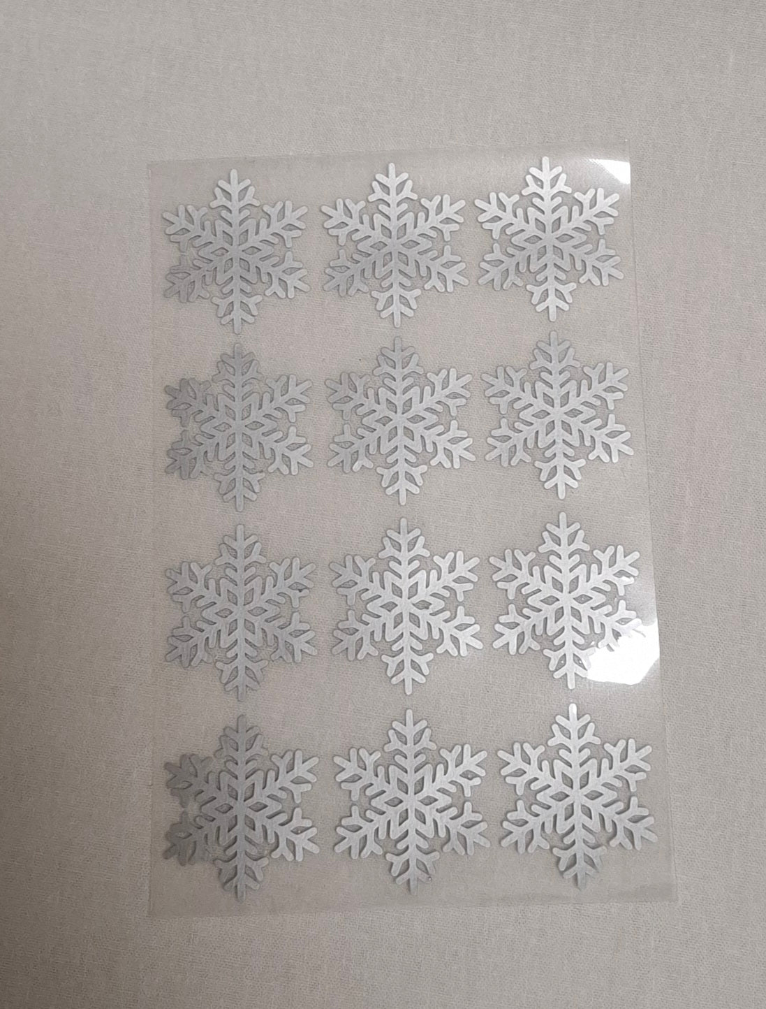 Bügelmotiv Bogen - SCHNEEFLOCKE - AC Designs