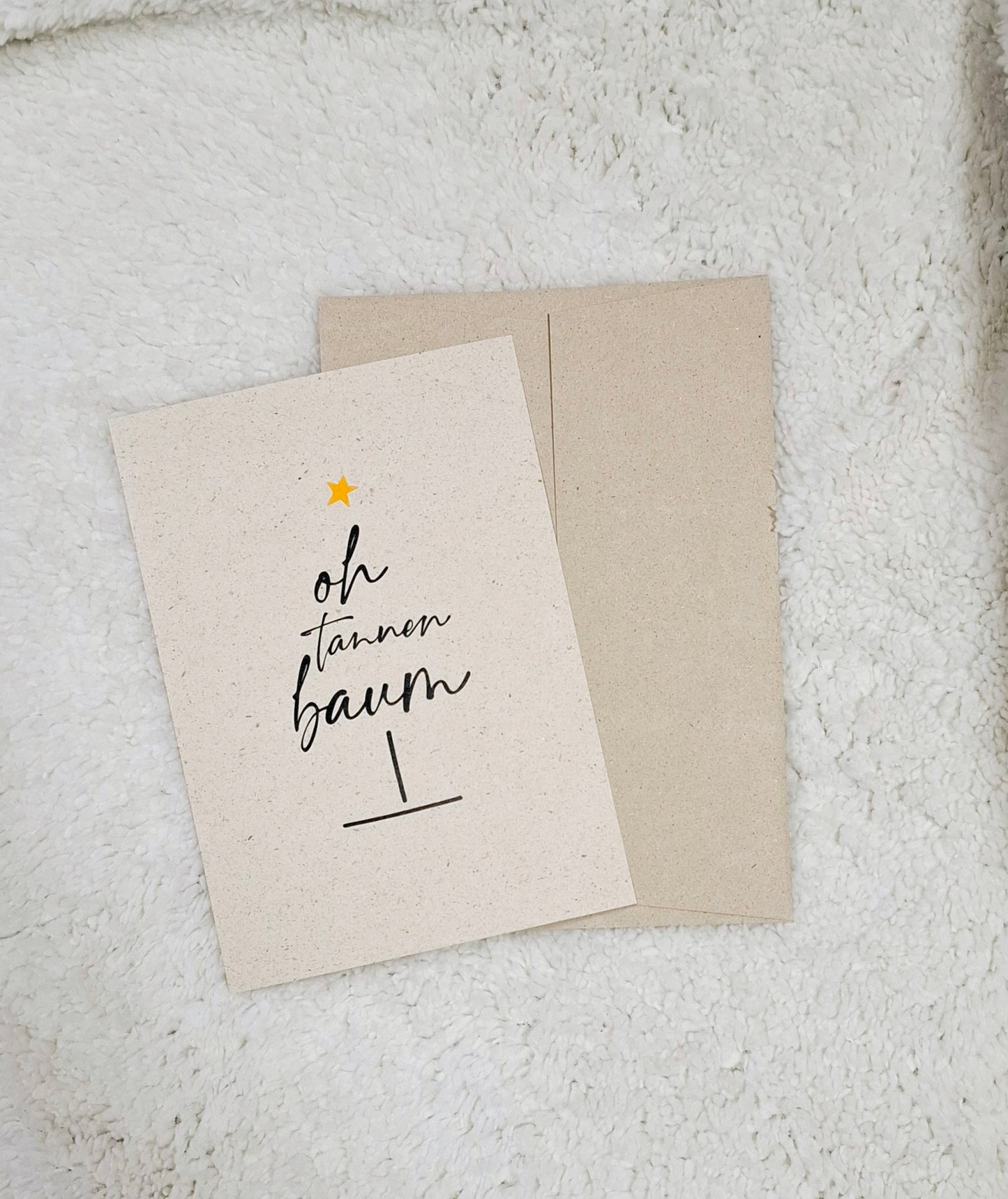 A5-Grußkarte mit weihnachtlichem Design, perfekt für frohe Festtage.