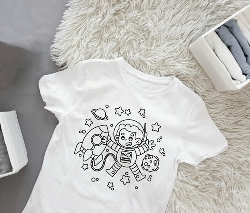 Ausmalbügelmotiv - ASTRONAUT - AC Designs