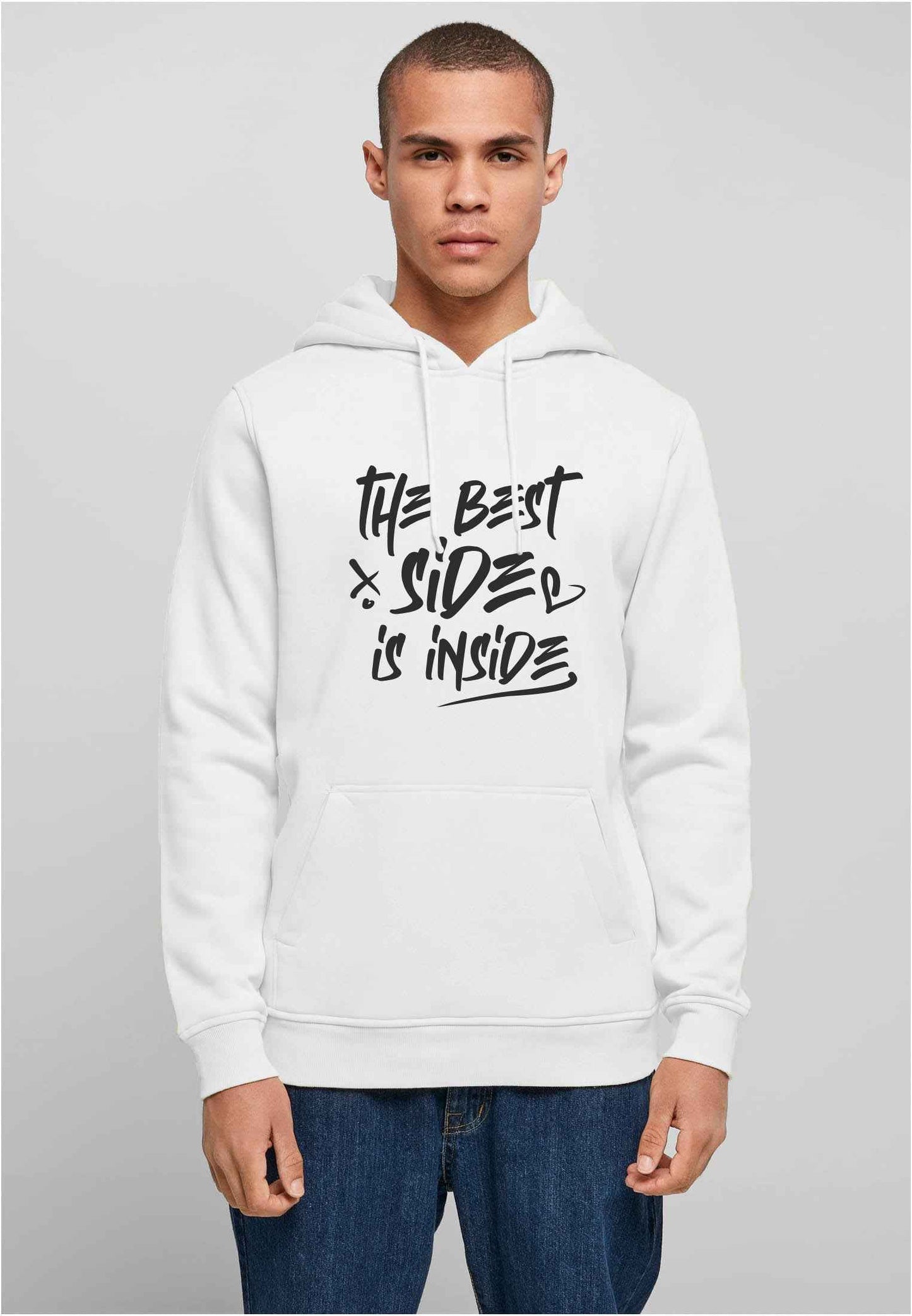 Bügelmotiv - THE BEST SIDE IS INSIDE