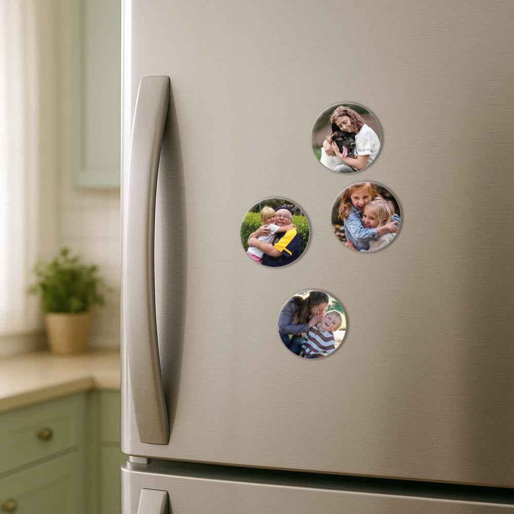 Magnetbutton 44 mm rund – Dein individuelles Kühlschrank-Abzeichen mit starkem Magnet