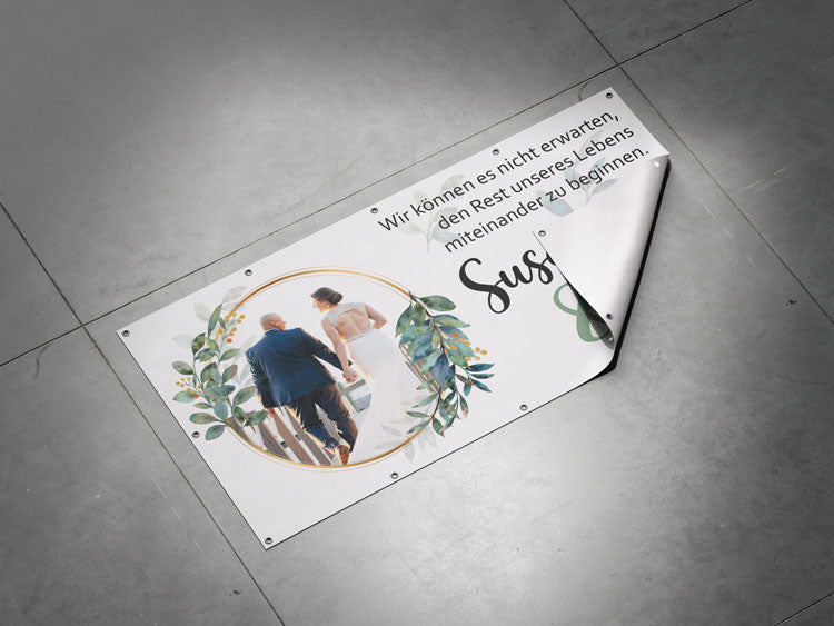 Hochzeitsbanner - FLOWER