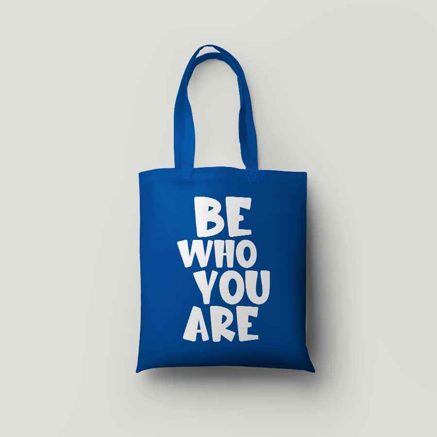 Baumwolltasche - BE WHO YOU ARE