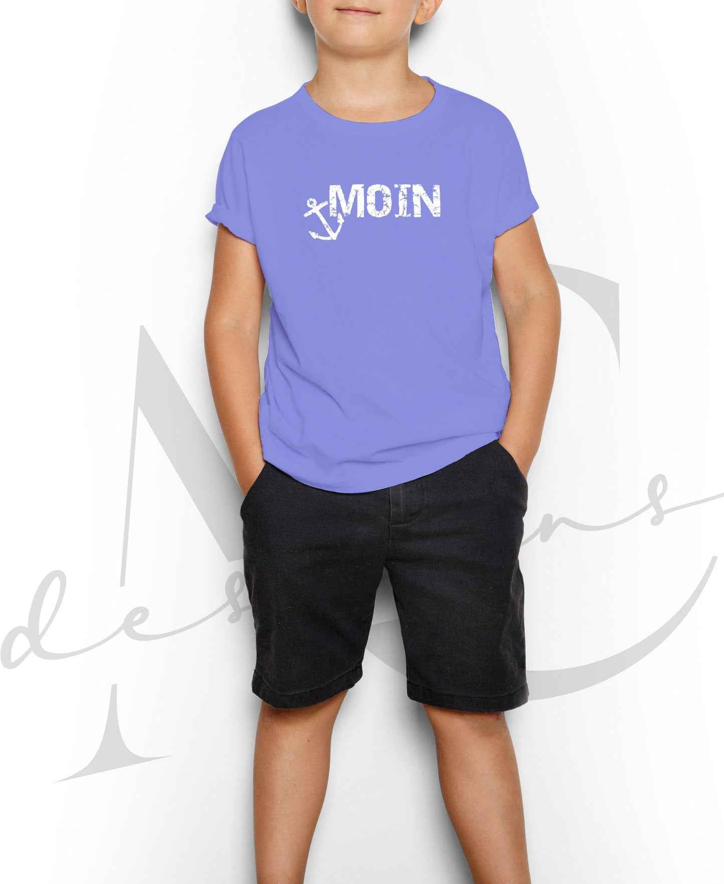 Bügelmotiv MOIN und ANKER