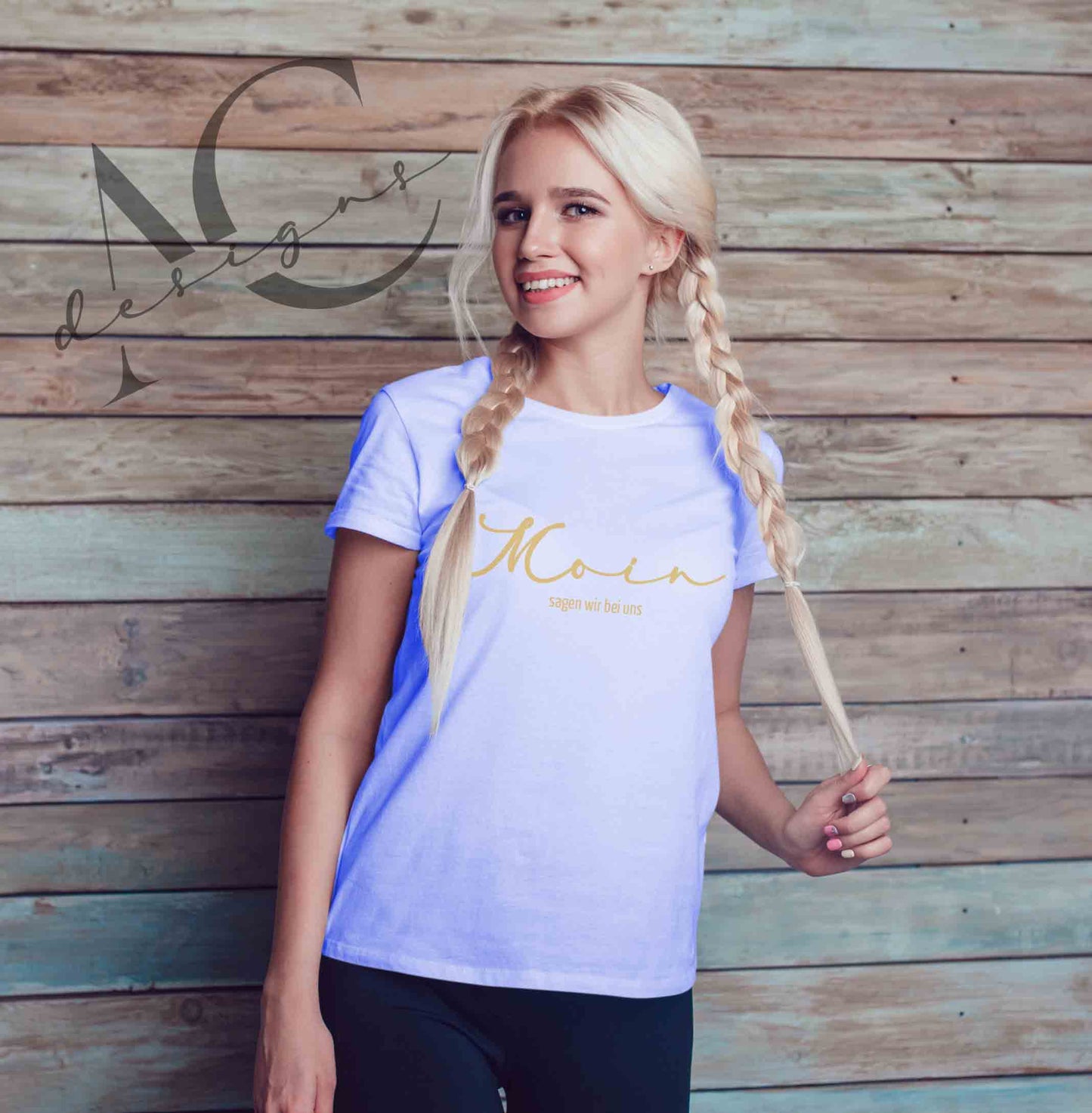 Bügelmotiv MOIN SAGEN WIR BEI UNS - AC Designs