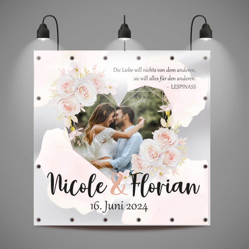 Hochzeitsbanner - ROSEN