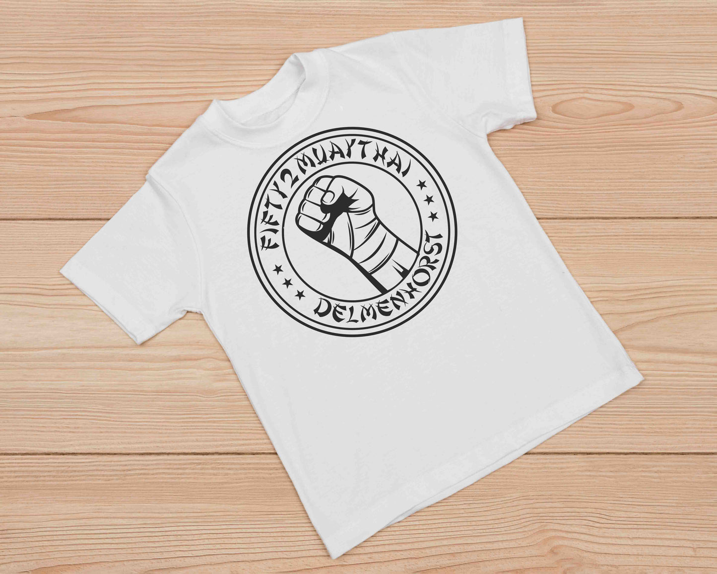 Kids´ T-Shirt mit Brustaufdruck "Faust" - AC Designs