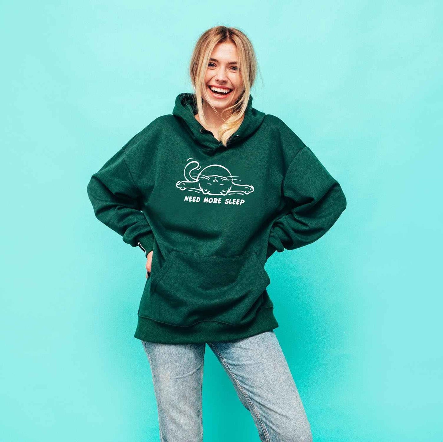 Bügelmotiv - NEED MORE SLEEP