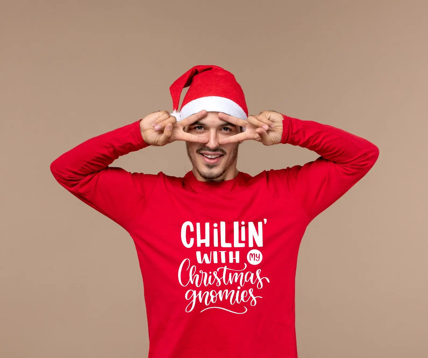 Bügelmotiv - CHILLIN´ WITH MY CHRISTMAS GNOMIES AC Designs