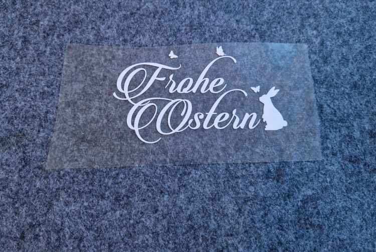 Bügelmotiv - FROHE OSTERN