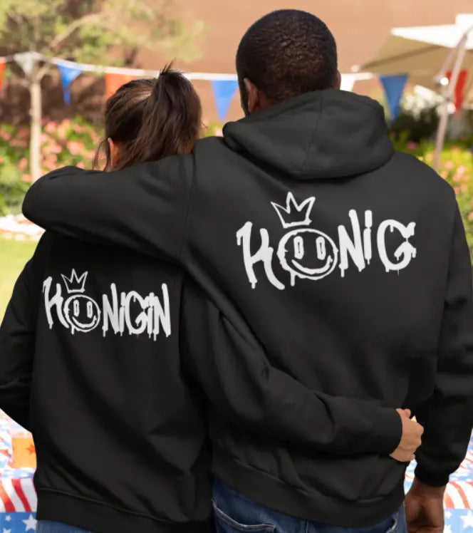 Heavy Hoodie KÖNIGIN oder KÖNIG AC Designs