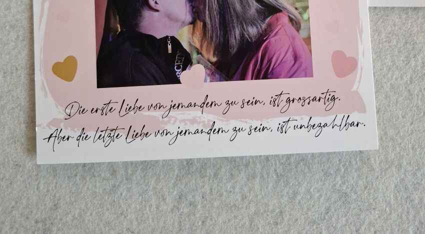 Postkarte - LETZTE LIEBE
