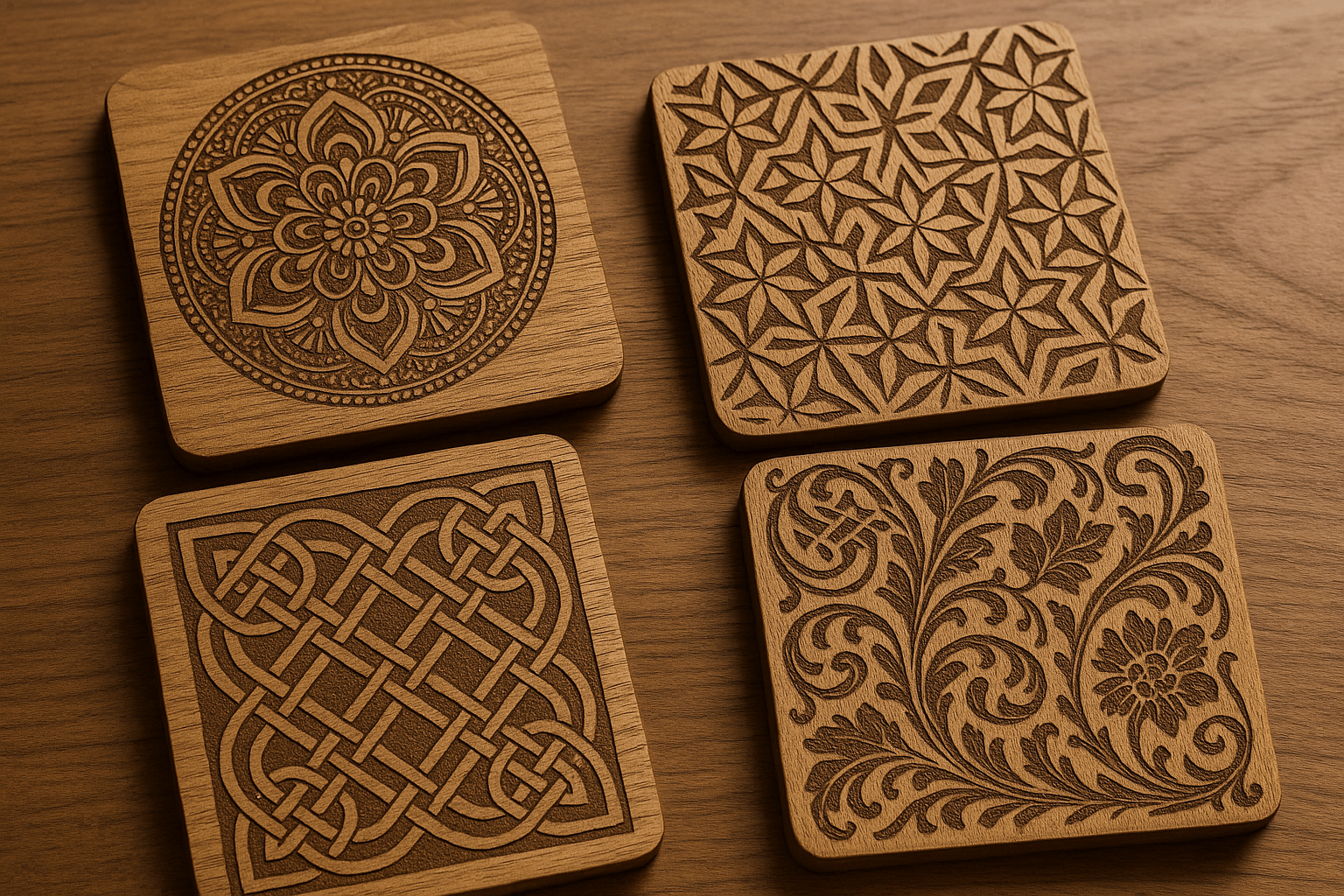 Holz: Die Magie der Lasergravur - AC Designs