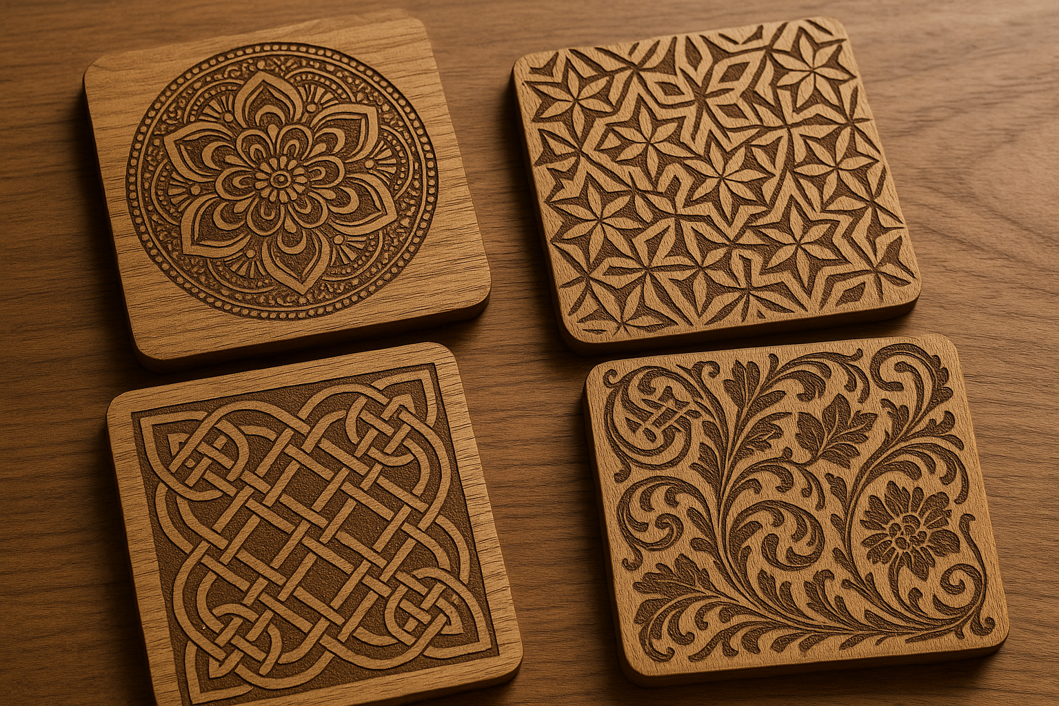 Holz: Die Magie der Lasergravur