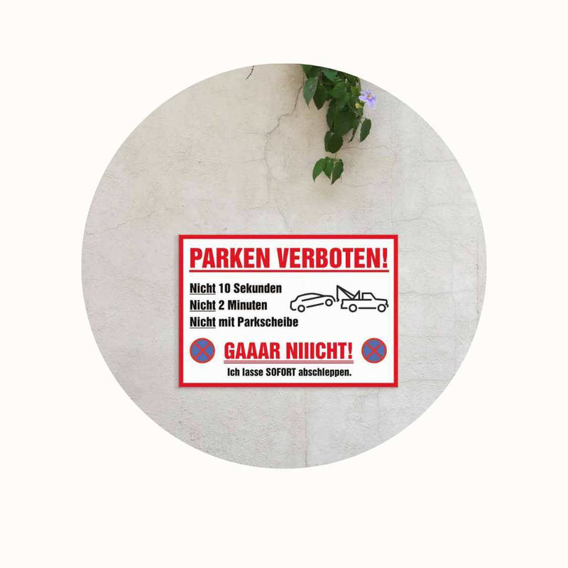 Parkplatzschilder - AC Designs