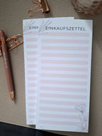 Schreibblock EINKAUFSZETTEL DIN lang | Praktische Einkaufslisten zum Abreißen
