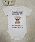Baby Body mit einem süßem Bärchen und tollem Text. Perfekt als Geschenk für ein Baby.