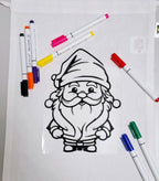 Ausmalbügelmotiv - WEIHNACHTSMANN - AC Designs