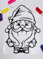 Ausmalbügelmotiv - WEIHNACHTSMANN - AC Designs