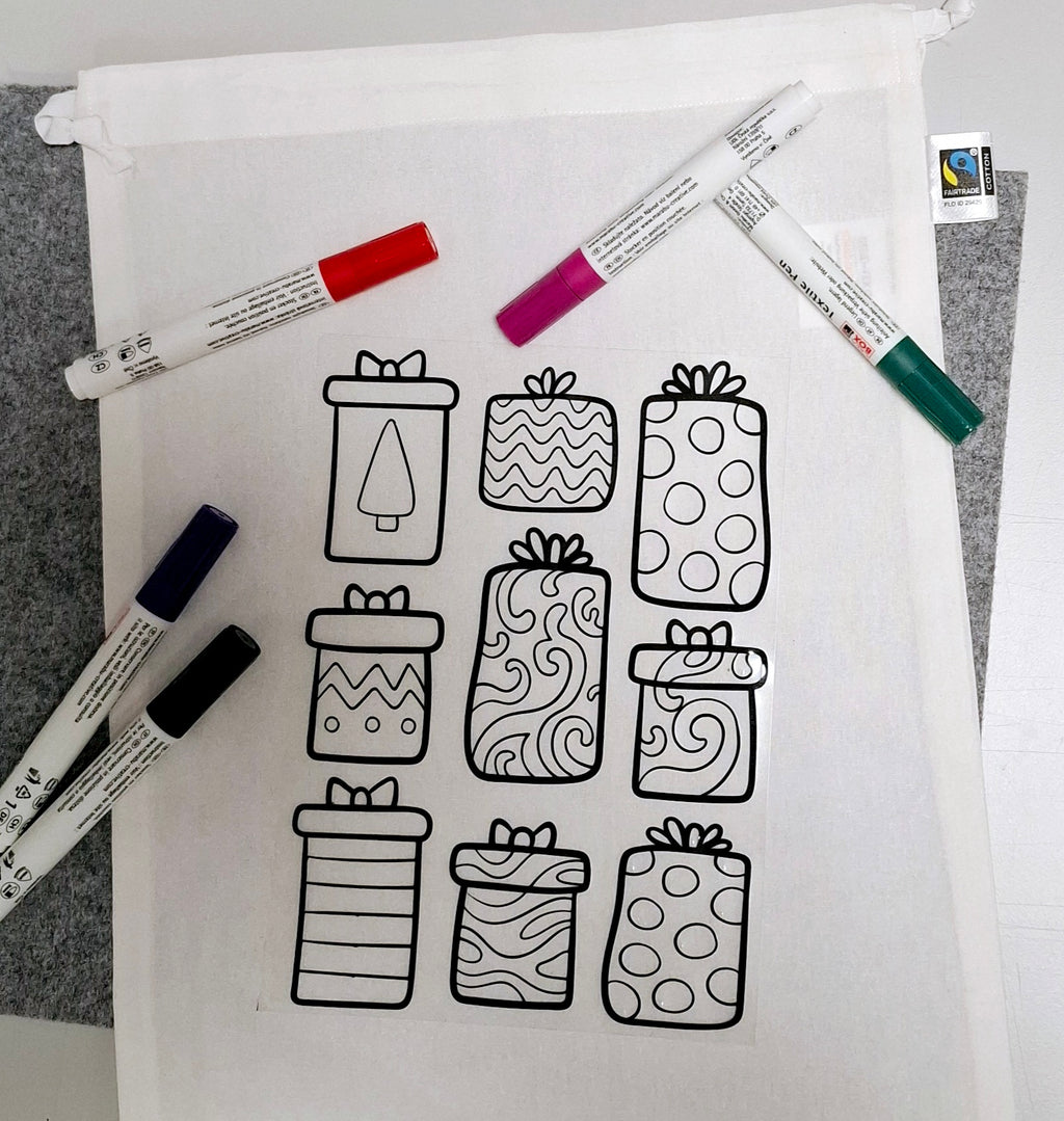 Ausmalbügelmotiv - WEIHNACHTSGESCHENK - AC Designs