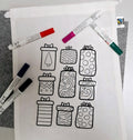 Ausmalbügelmotiv - WEIHNACHTSGESCHENK - AC Designs