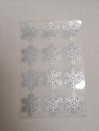 Bügelmotiv Bogen - SCHNEEFLOCKE - AC Designs