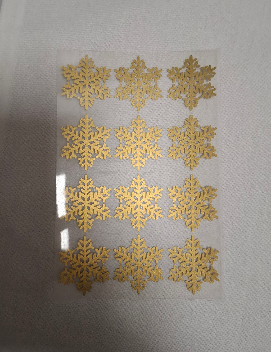 Bügelmotiv Bogen - SCHNEEFLOCKE - AC Designs