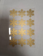 Bügelmotiv Bogen - SCHNEEFLOCKE - AC Designs