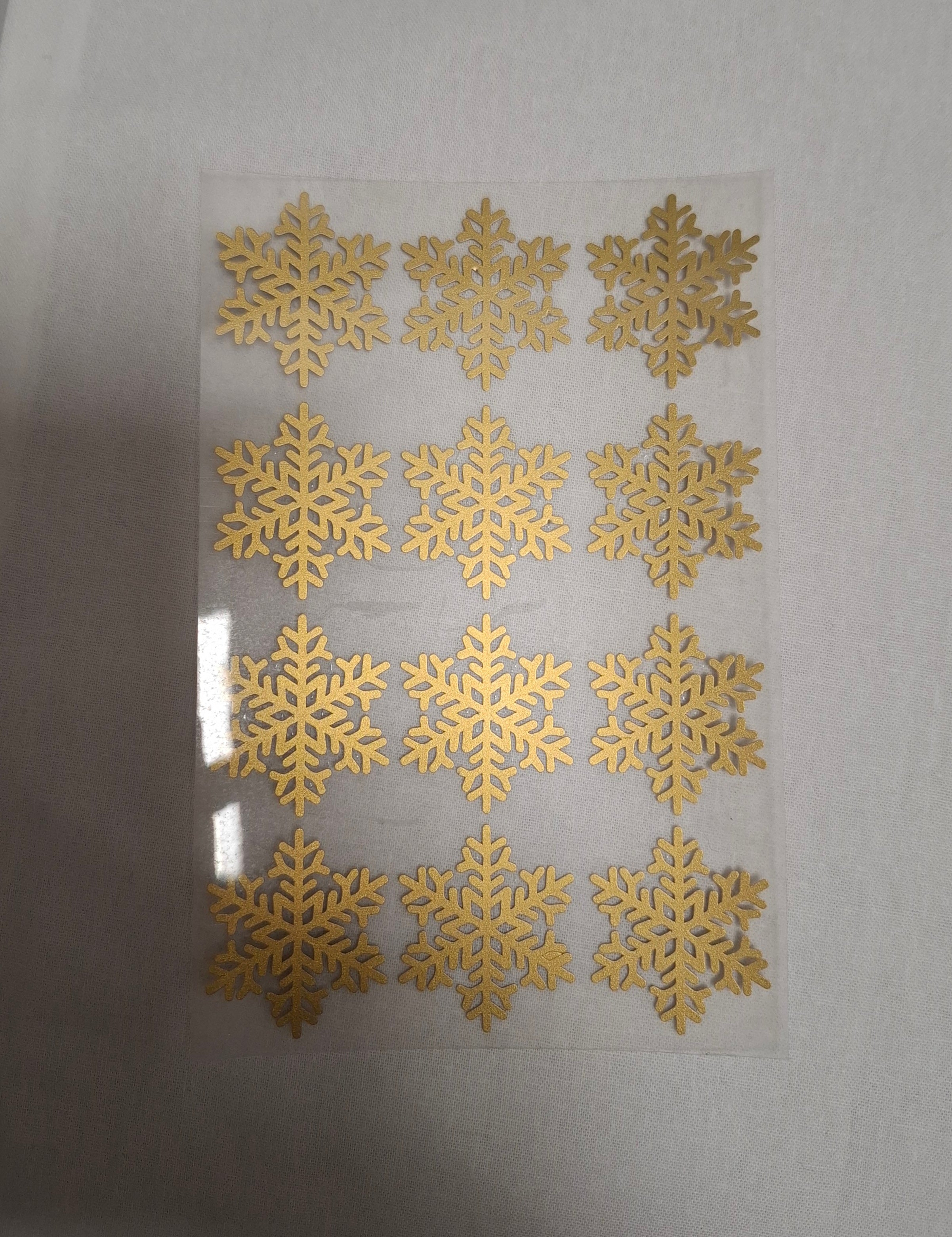 Bügelmotiv Bogen - SCHNEEFLOCKE - AC Designs