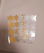 Bügelmotiv Bogen - SCHNEEFLOCKE - AC Designs