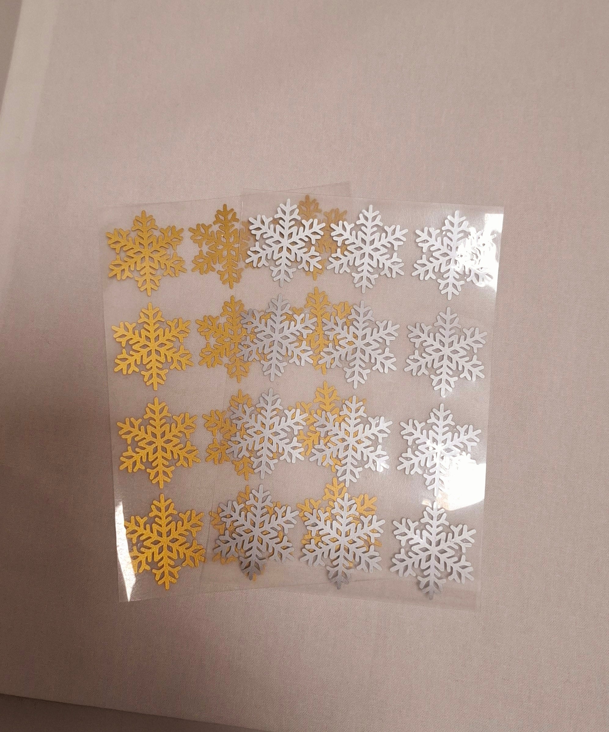 Bügelmotiv Bogen - SCHNEEFLOCKE - AC Designs