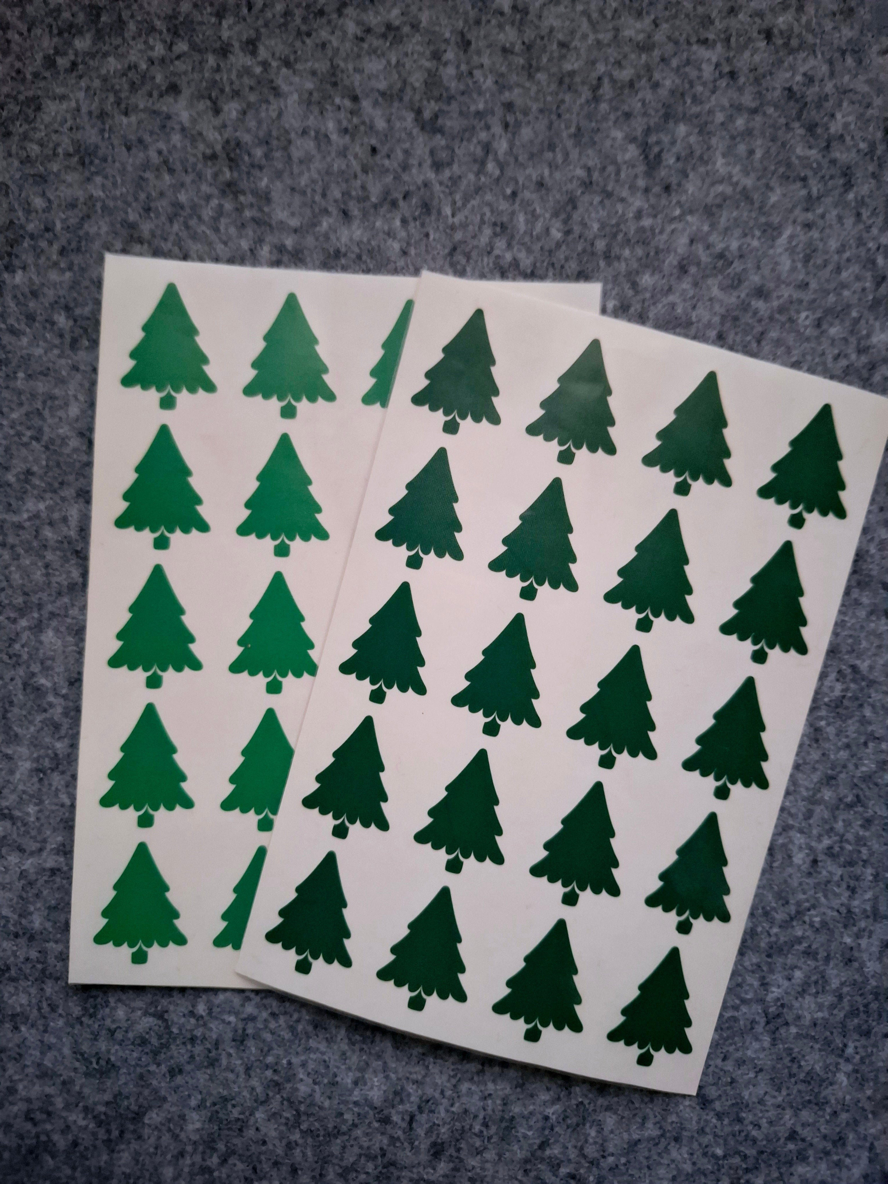 Aufkleber Bogen - TANNENBAUM - AC Designs