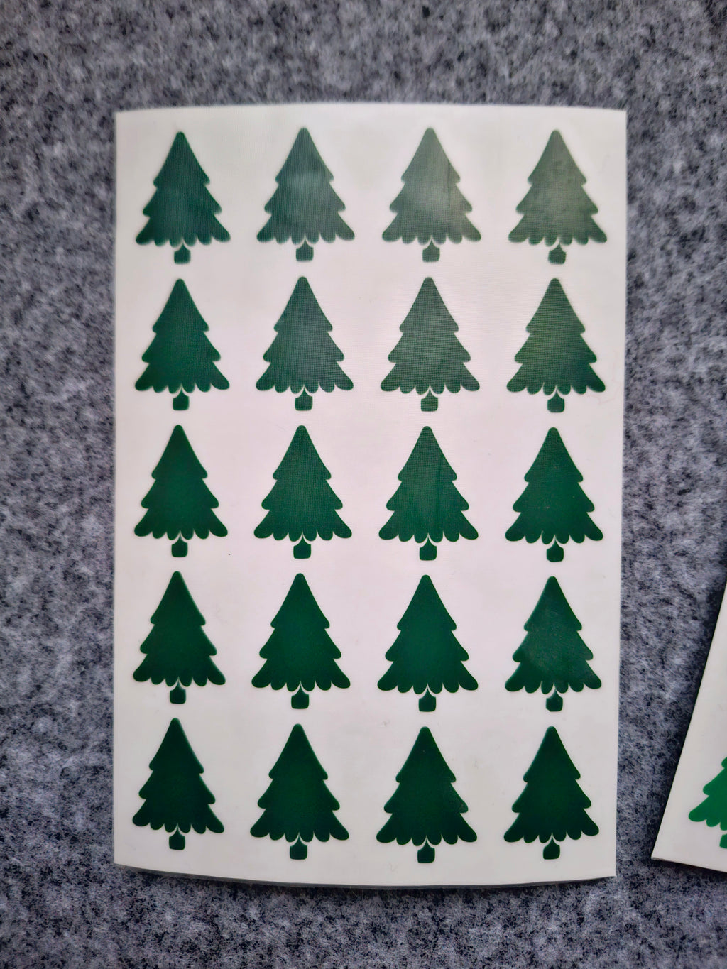 Aufkleber Bogen - TANNENBAUM - AC Designs