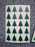 Aufkleber Bogen - TANNENBAUM - AC Designs