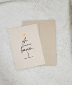 A5-Grußkarte mit weihnachtlichem Design, perfekt für frohe Festtage.