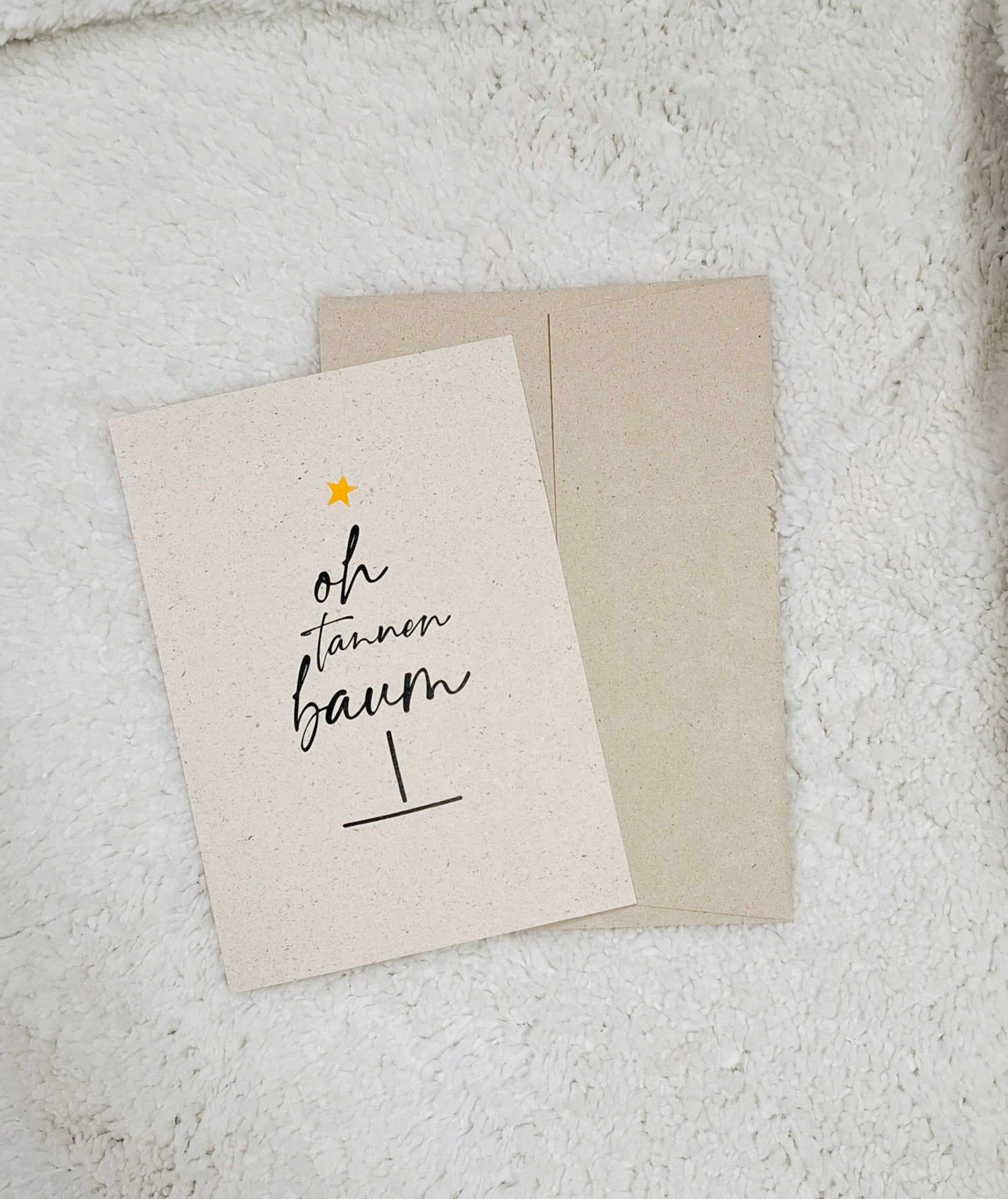 A5-Grußkarte mit weihnachtlichem Design, perfekt für frohe Festtage.