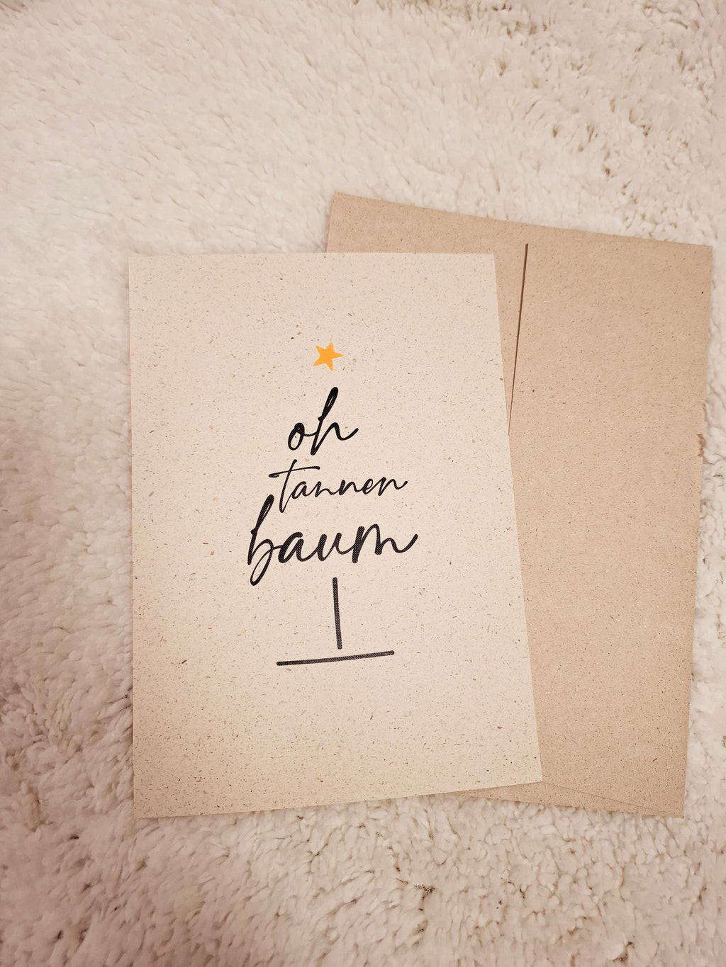 Wunderschöne A5-Weihnachtskarte mit festlichem Motiv für herzliche Grüße.