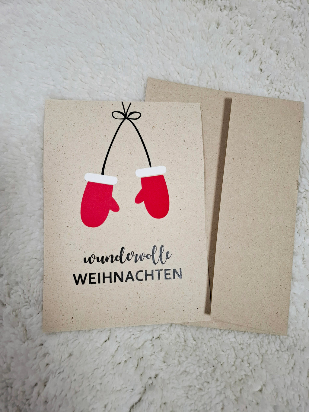 Wunderschöne A5-Weihnachtskarte mit festlichem Motiv für herzliche Grüße.