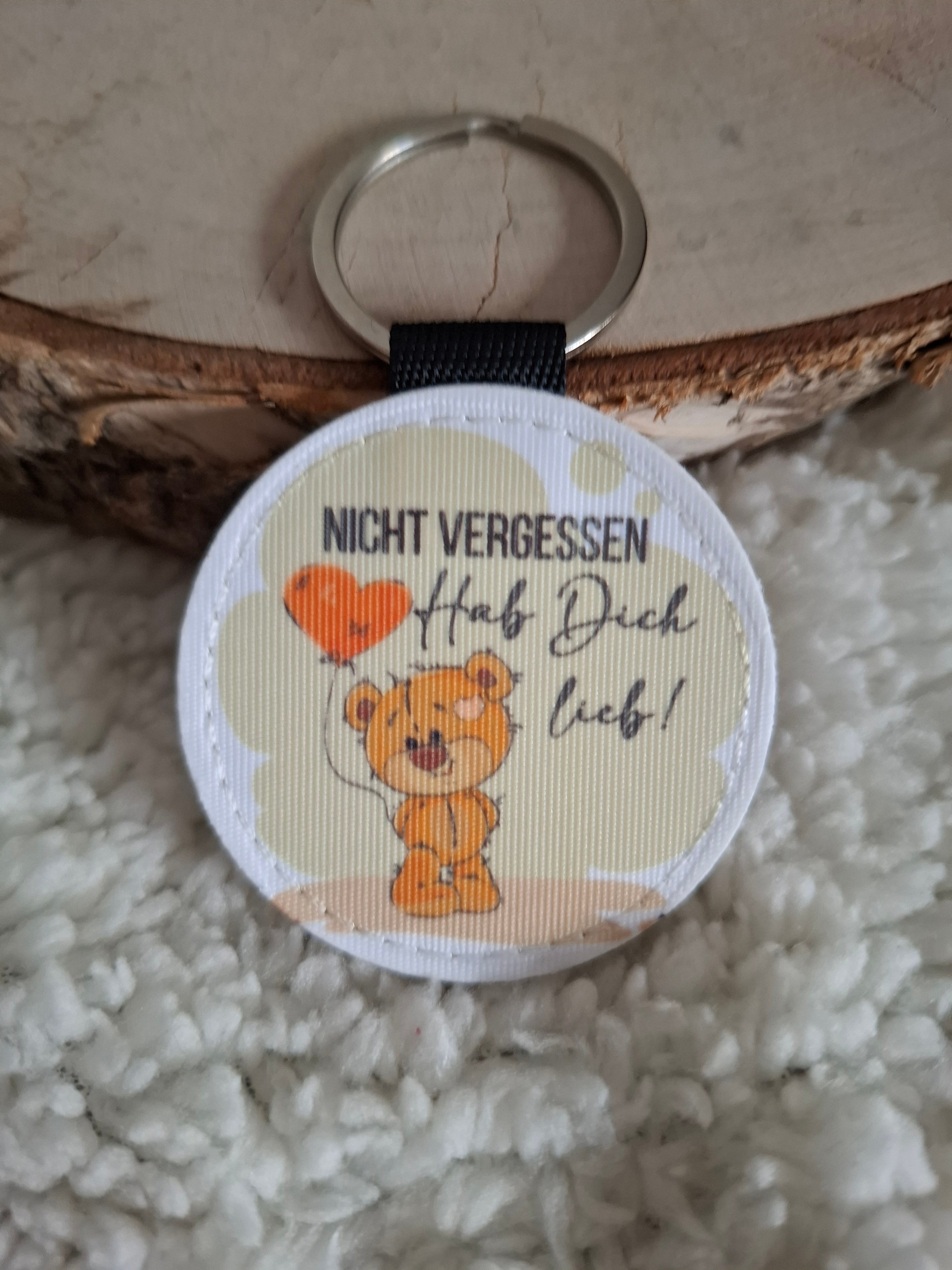 Schlüsselanhänger - HAB DICH LIEB - AC Designs