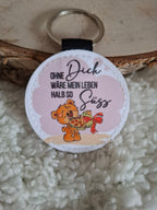 Schlüsselanhänger - OHNE DICH - AC Designs