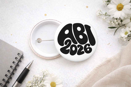 44 mm Button - Abi - Jahrgang [JAHR] | Cooles Gruppen - Accessoire - AC Designs