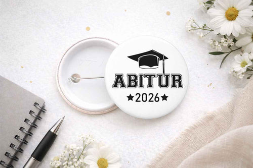 44 mm Button - „Abitur [JAHR]“ | Stolzes Erinnerungsstück - AC Designs