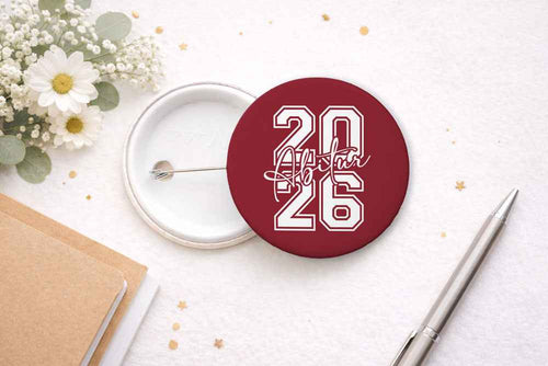 44 mm Button - „Abitur“ | Stylischer Abi Ansteckbutton - AC Designs