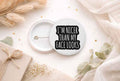 44 mm Button „I’m nicer than my face looks“ - Ironischer Statement Button - AC Designs