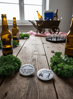 44 mm Button - Lustige Kohlfahrt Buttons - Ansteckbutton - AC Designs