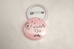 44 mm Button „Wünsch Dir was…“ - Ansteckbutton mit Pusteblume - AC Designs