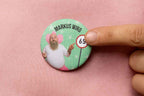 44mm Geburtstags-Button „Verkehrsschild“ - Anstecker mit Sicherheitsnadel - AC Designs