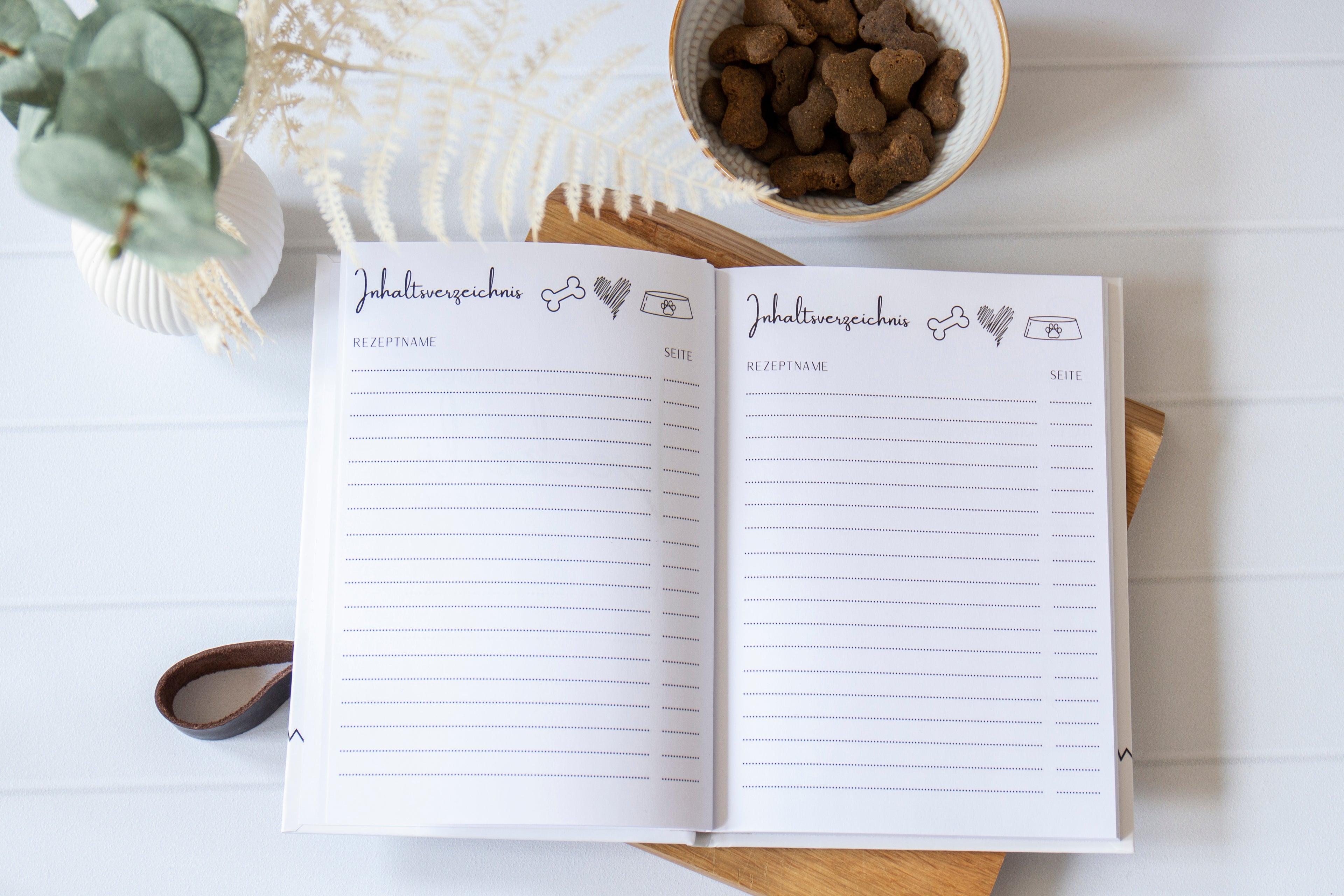 Leckerli-Rezeptbuch für Hunde & Katzen – Geschenk für Tierliebhaber | A5 Hardcover DIY