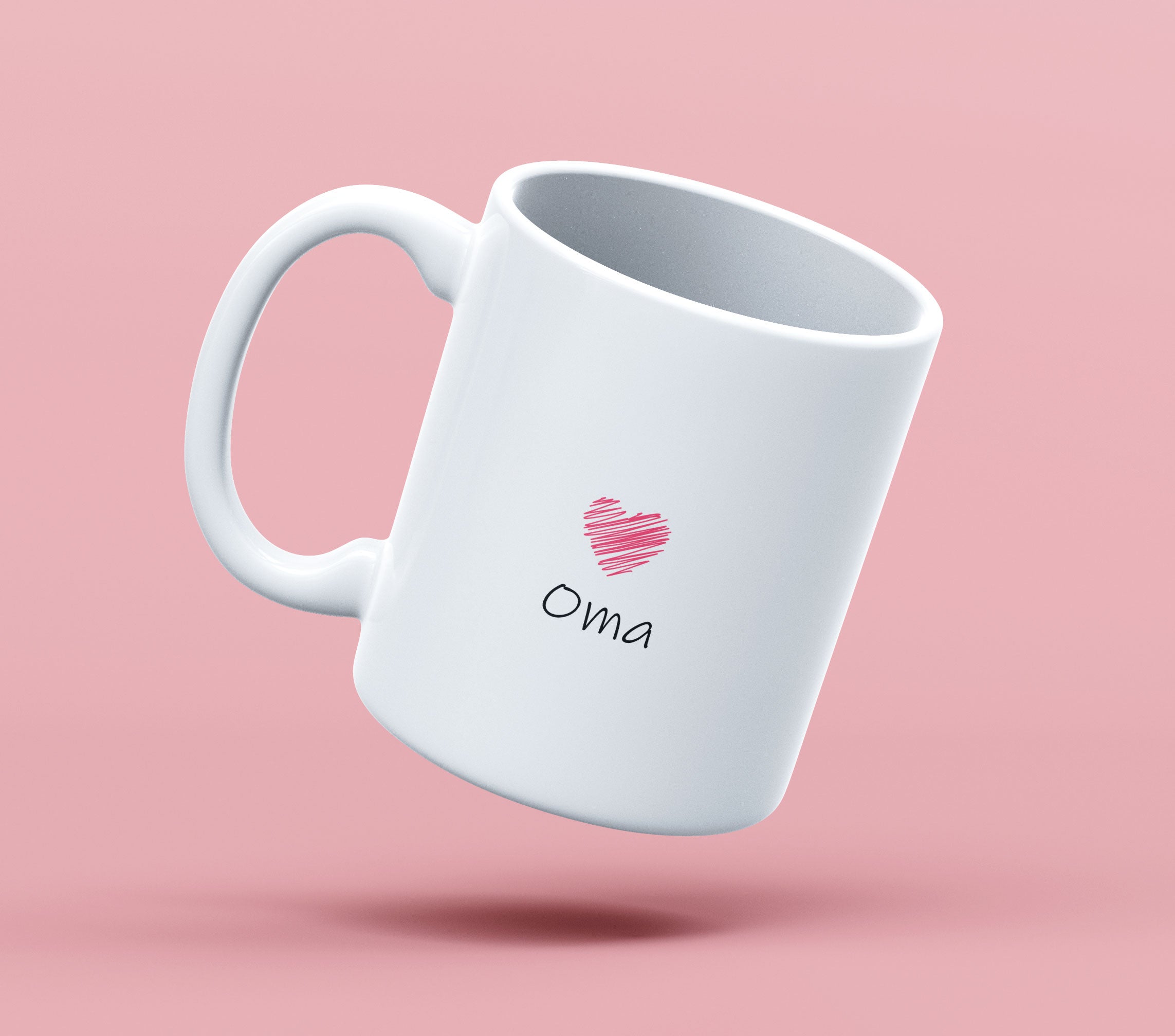 Kaffeebecher mit Herz & 'Oma/Opa' – Rührendes Dankeschön-Geschenk - AC Designs