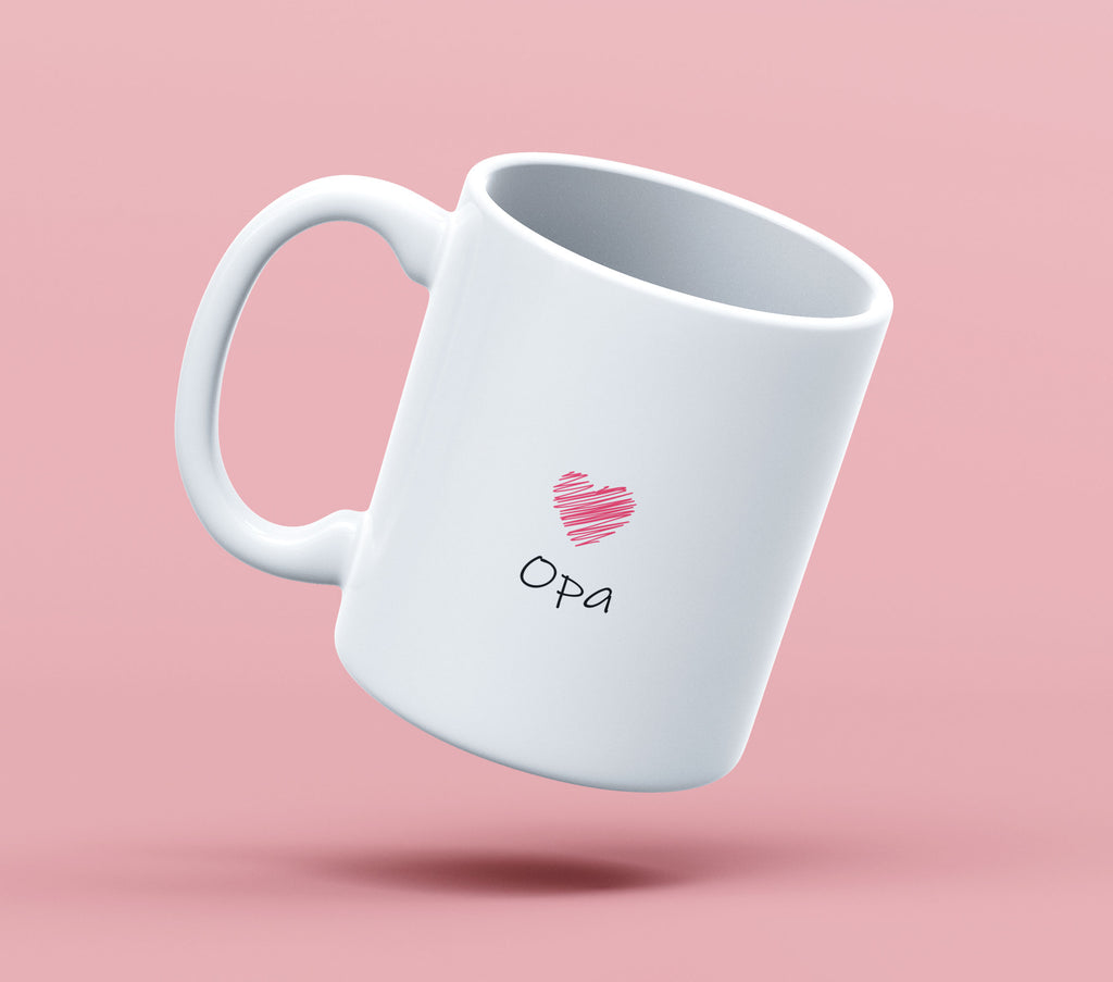 Kaffeebecher mit Herz & 'Oma/Opa' – Rührendes Dankeschön-Geschenk - AC Designs